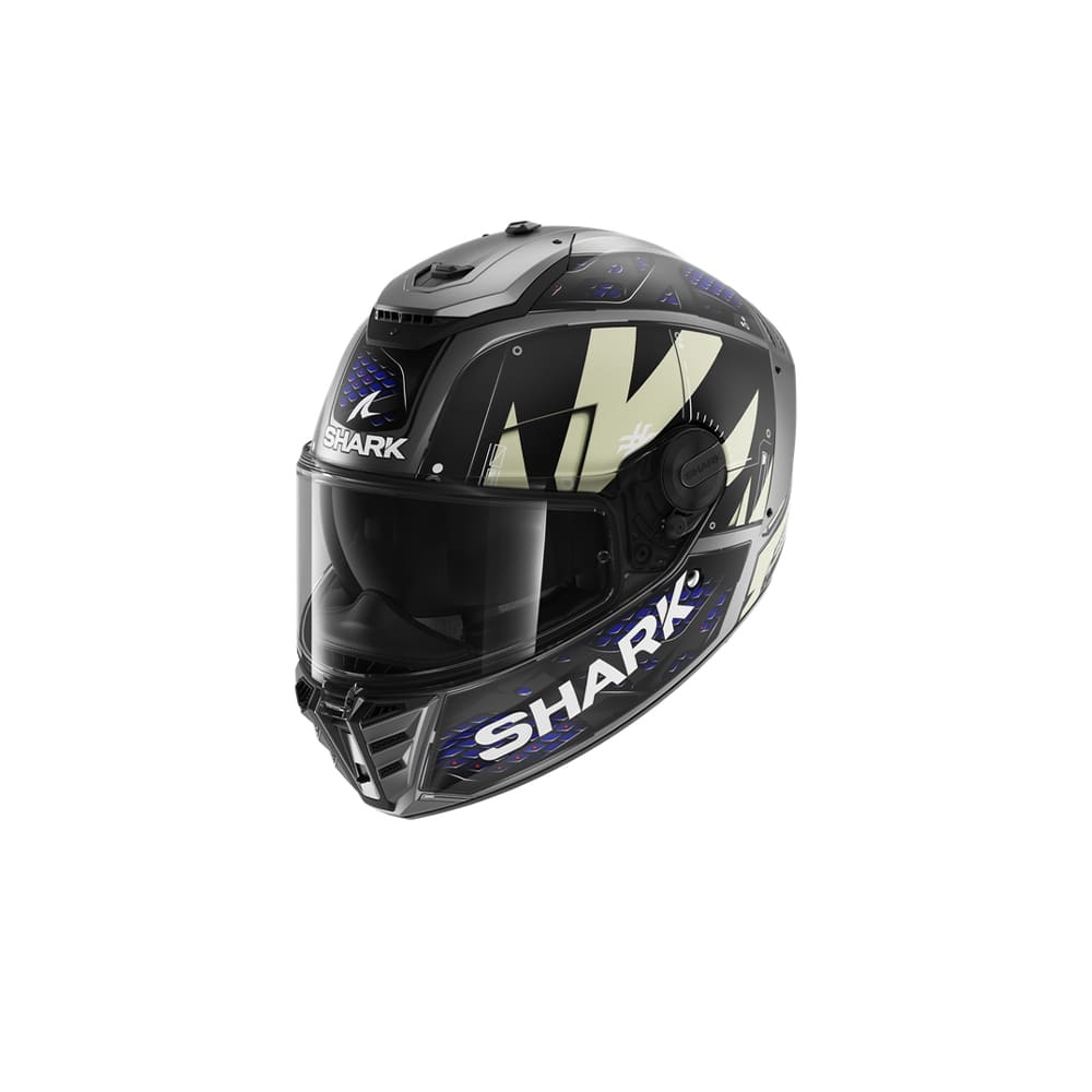 SHARK SPARTAN RS STINGRAY DEPORTIVO CASCO AZUL ANTRACITA MATE
