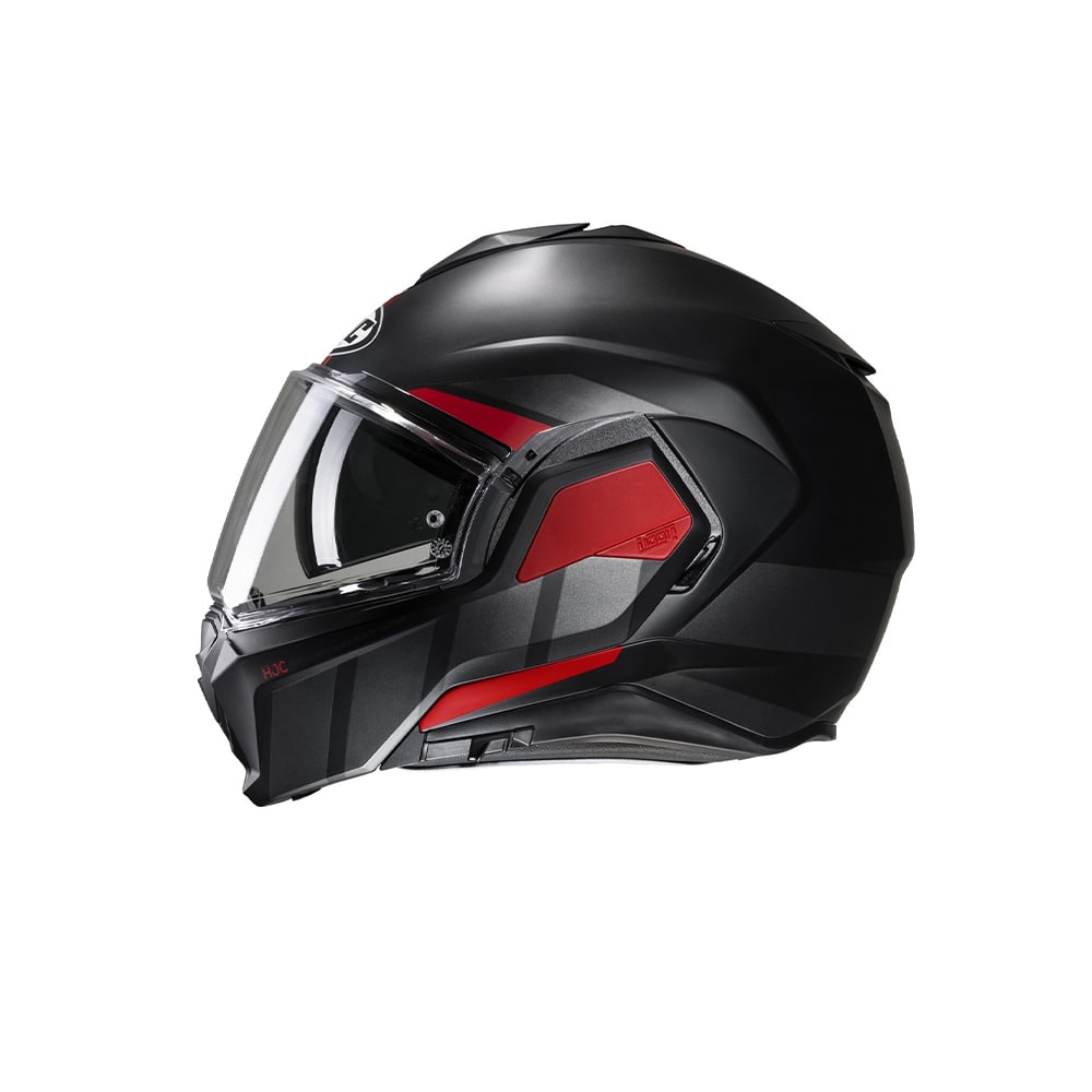 HJC- I100 BEIS MC1SF casco integral modular de moto rojo