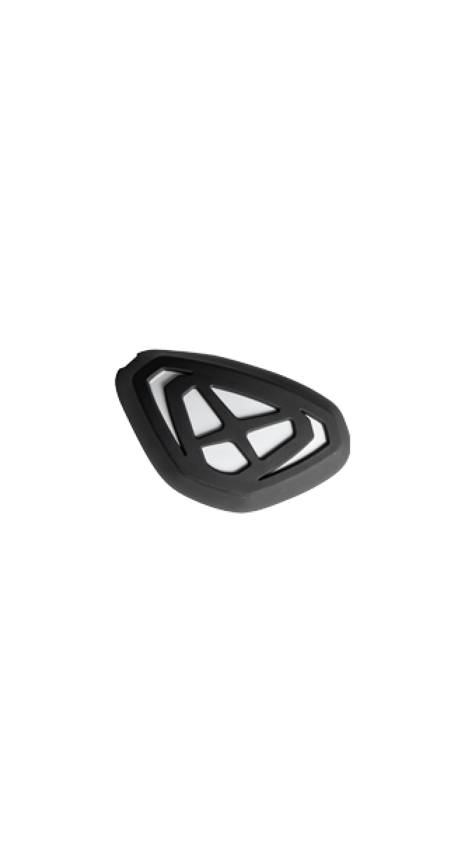 IXON DESLIZADORES DE CODO PROTECTOR MOTO CARRERAS NEGRO BLANCO 