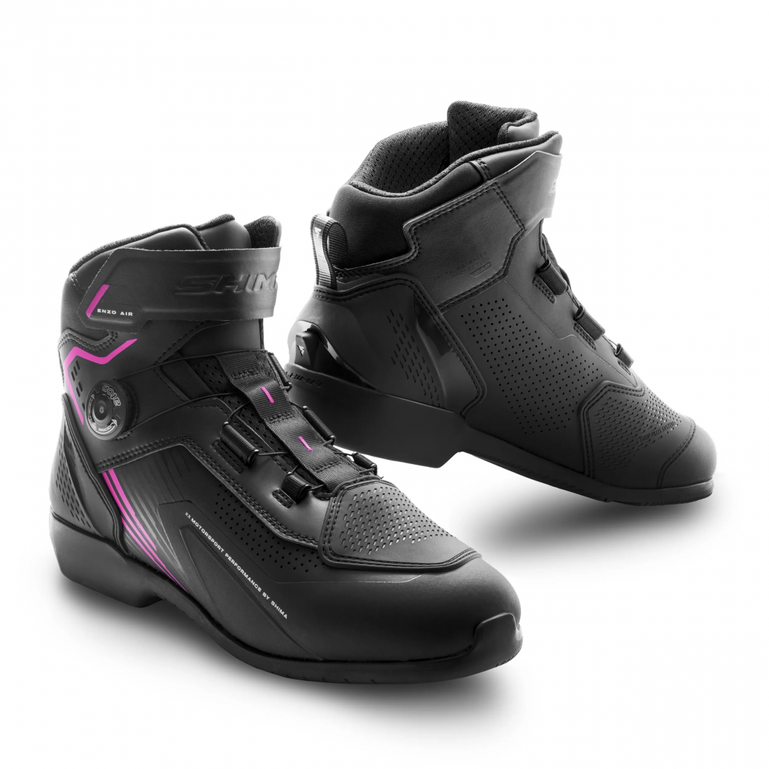 SHIMA ENZO LADY AIR BOOTS NEGRO/ROSA