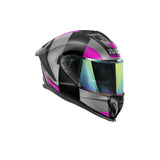 GIVI 50.3 VISION Casco Integral Para Moto Negro Titanio Fucsia