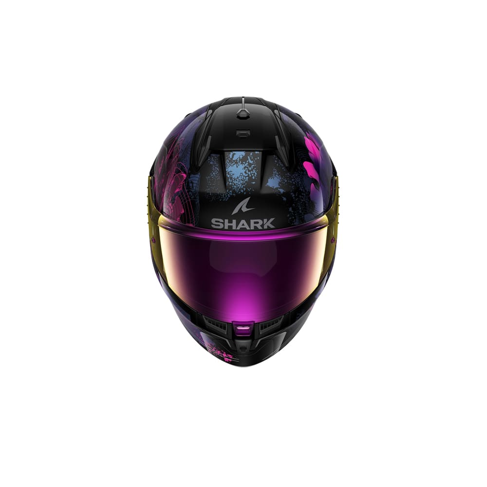 SHARK CASCOS D-SKWAL 3 MAYFER VIOLETA NEGRO BRILLO