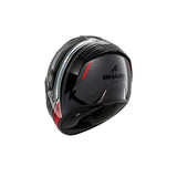 Shark Spartan Rs Byhron integral Casco negro rojo iridiscente