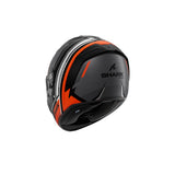 SHARK SPARTAN RS BYRHON CROMADO NEGRO MATE NARANJA CASCO