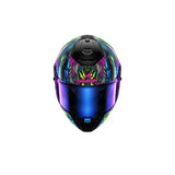 SHARK SPARTAN RS SHAYTAN Integral Casco Negro Verde Violeta