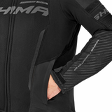 Casaco de motociclismo Shima Solid 2.0 para homem ventilado em tecido preto
