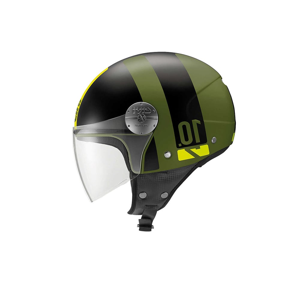 CASCO GIVI DJET 107/MINI-J.D/CONCEPTO VERDE-MT/NEGRO