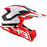 Kappa KV 49 Great motocross de Casco blanco rojo negro - CASCO