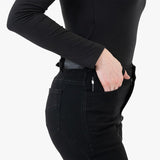 SHIMA FLEXX VAQUEROS DE MOTO MUJER NEGRO