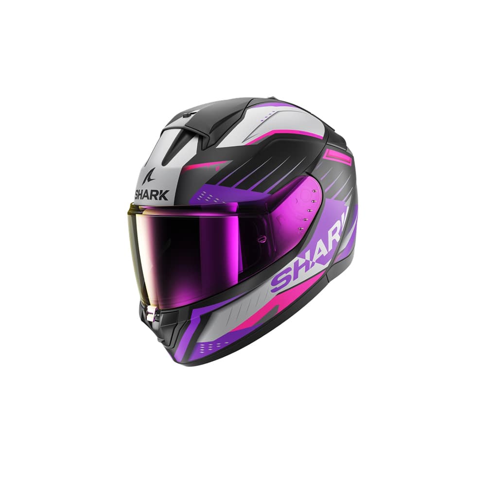 SHARK RIDILL 2 BERSEK CASCOS MAT NEGRO VIOLETA VIOLETA
