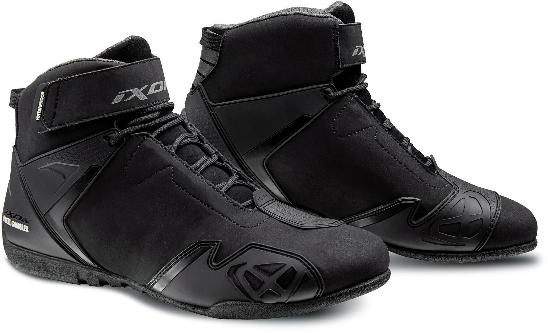 IXON GAMBLER WP HOMBRE BOTAS MOTO NEGRAS - BOTAS