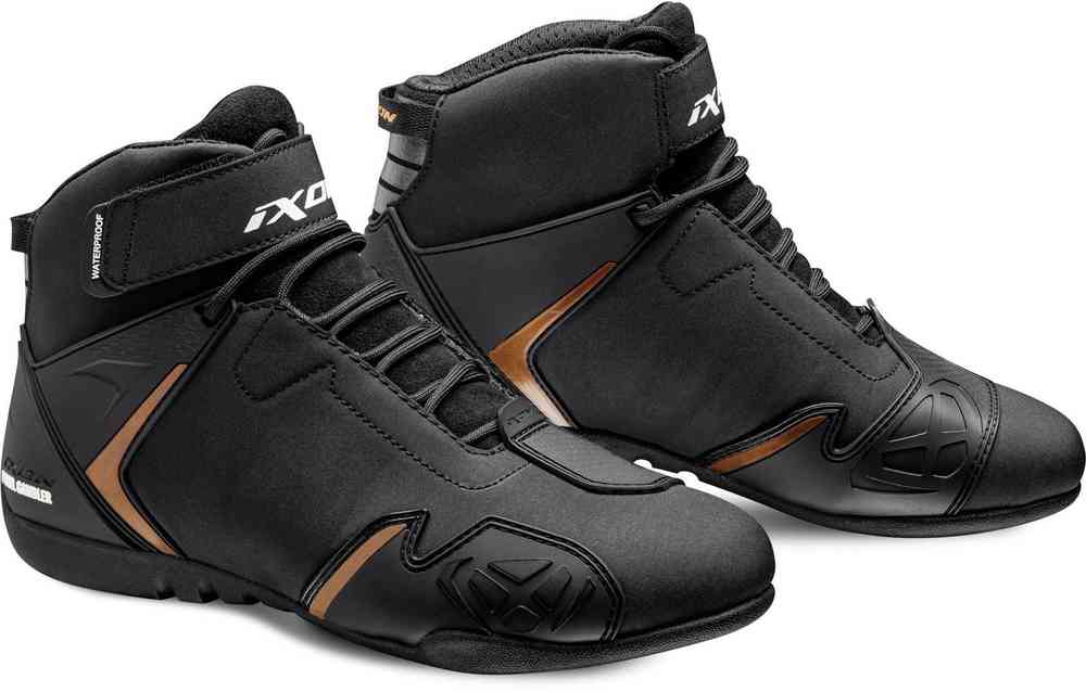 IXON GAMBLER WP mujer impermeables equitación Botas negro dorado - BOTAS