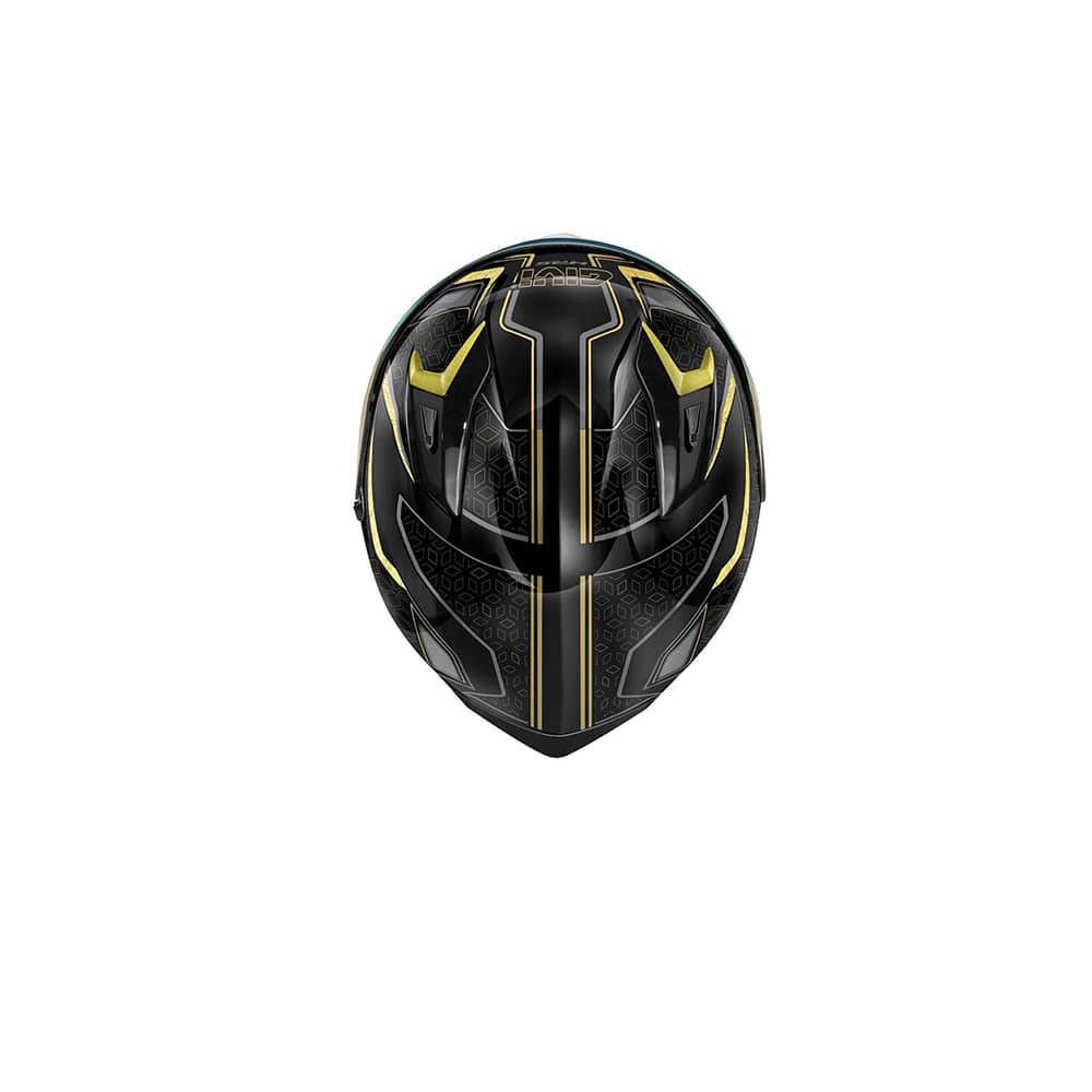 GIVI 508 MYSTICAL Moto Integral Casco Negro Bronce Oro