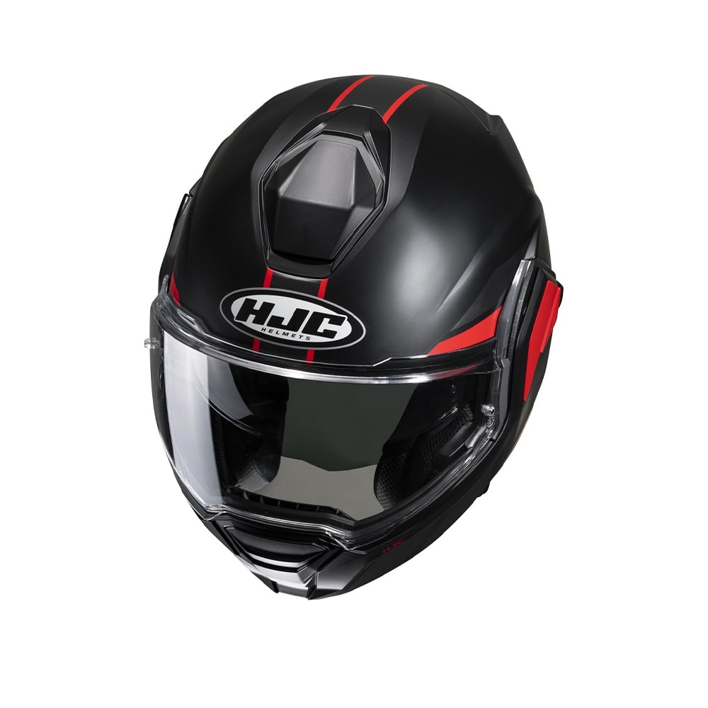 HJC- I100 BEIS MC1SF casco integral modular de moto rojo