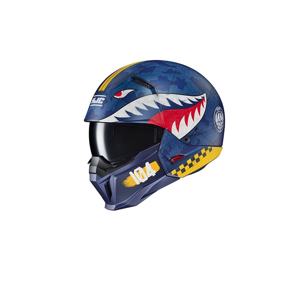 MCSF HJC I20 Vanguard MC2SF clásico para motocicleta abierto Casco