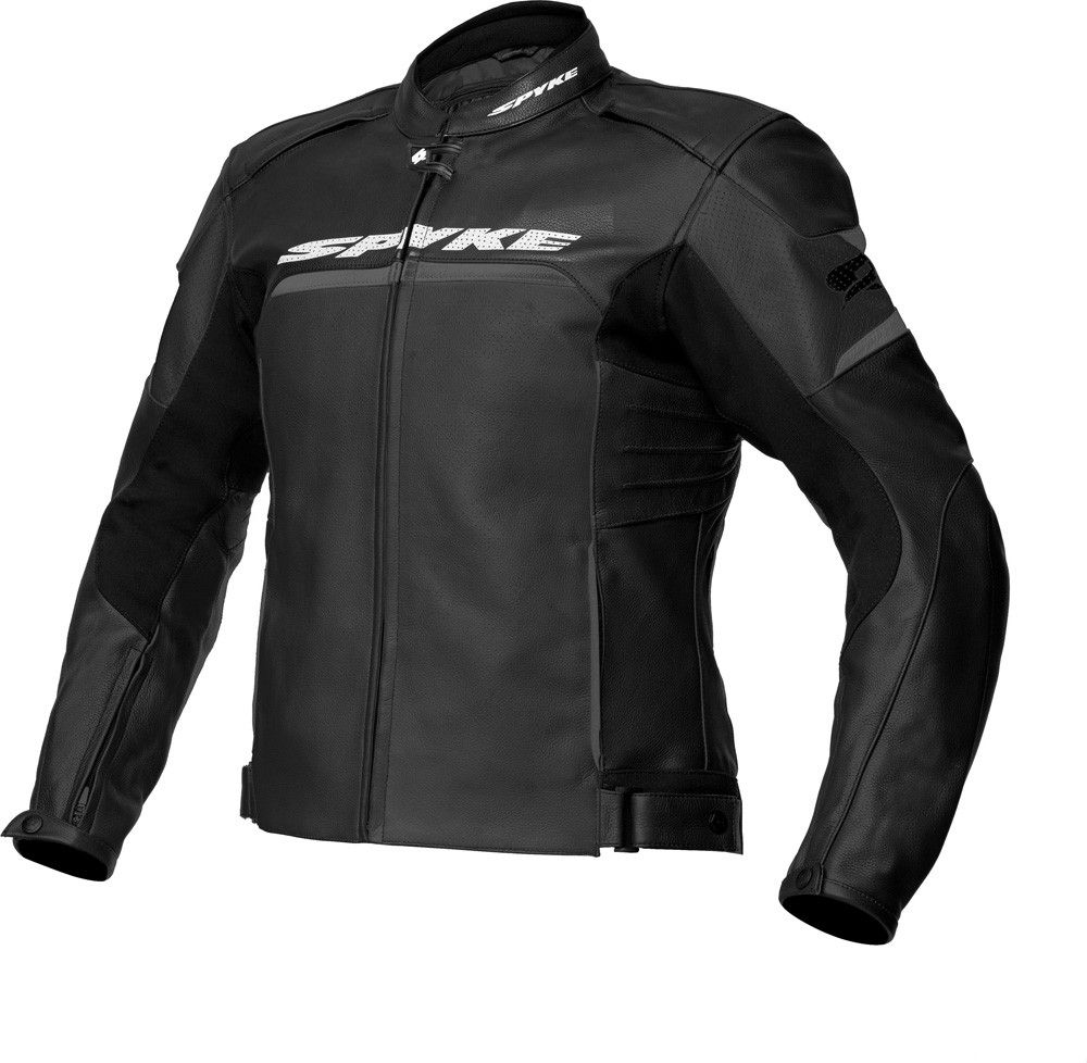 SPYKE - IMOLA EVO 2.0 LEATHER JACKET BLACK