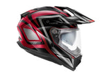 GIVI 80.1 APEX BORD ADVENTURE CASCO INTEGRAL DE MOTO TITANIO ROJO NEGRO