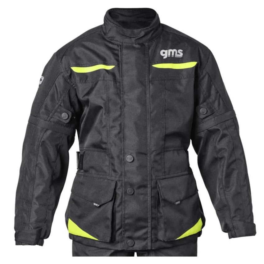 GMS GEAR WP JUNIOR JACKE SCHWARZ/GELB – SECURTEX MOTOR S.L (t/a MaximoMoto)