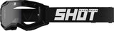 SHOT ASSAULT 2.0 GAFAS DE MOTOCROSS SOLID BLACK GLOSSY