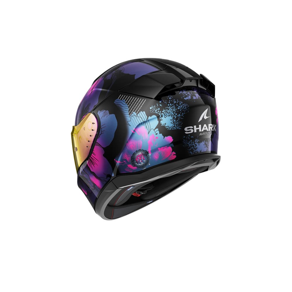 SHARK CASCOS D-SKWAL 3 MAYFER VIOLETA NEGRO BRILLO
