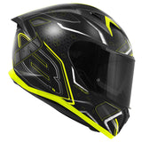 GIVI -CASCO FULL 508/MYSTICAL NEGRO-MT/YELLOW/TITANI