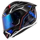 GIVI -CASCO FULL 508/MYSTICAL NEGRO/ROJO-AZUL.METAL