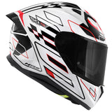 GIVI -CASCO FULL 50.9 /ASSAULT C/PLBLANCO/NEGRO/ROJO