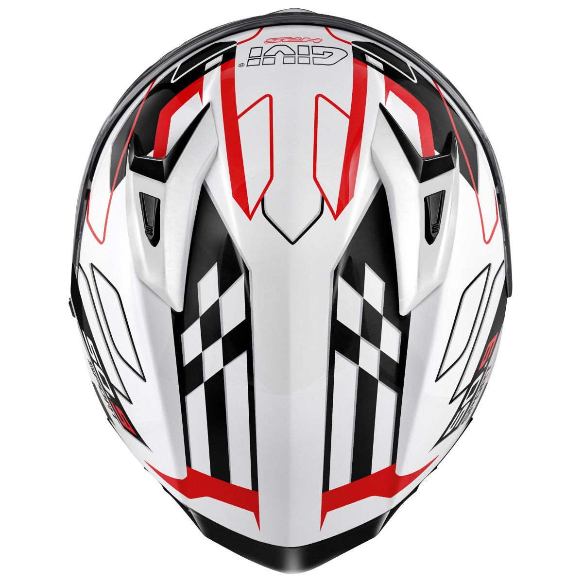 GIVI -CASCO FULL 50.9 /ASSAULT C/PLBLANCO/NEGRO/ROJO