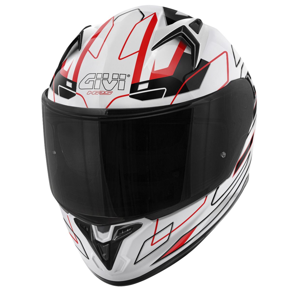 GIVI -CASCO FULL 50.9 /ASSAULT C/PLBLANCO/NEGRO/ROJO