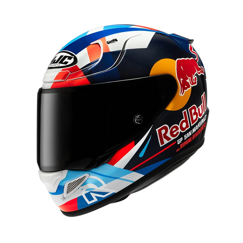 HJC RPHA12 RED BULL AUSTIN GP 2 MC21 MOTORCYCLE FULL FACE HELMET