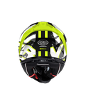 PREMIER 26 HYPER SRY8BM Integralhelm Schwarz Weiß Gelb