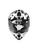 PREMIER 26 HYPER SR8BM Integralhelm Schwarz Weiß