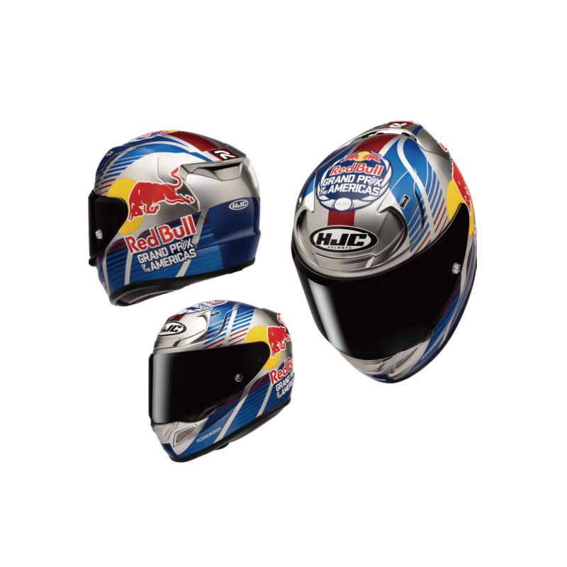 HJC RPHA12 RED BULL AUSTIN GP 2 MC21 DE MOTOCICLETA CASCO INTEGRAL