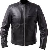 MUGENRACE LJ-MNR-2380 RHINO Chaqueta de cuero motocicleta Negro