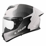 LS2 FF820 RAPID III FLOW INTEGRAL CASCO DE MOTO BLANCO GRIS