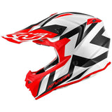 Kappa KV 49 Great motocross de Casco blanco rojo negro - CASCO