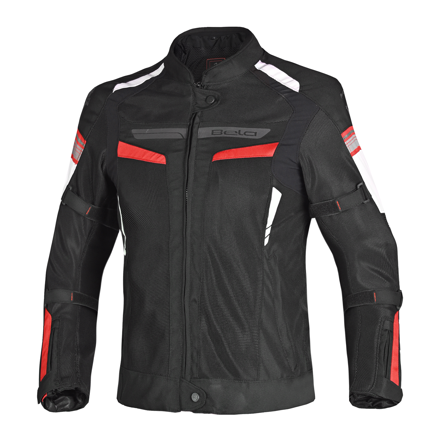 BELA SPRINTER CHAQUETA DE MOTO TEXTIL NINOS NEGRO ROJO