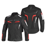 BELA SPRINTER CHAQUETA DE MOTO TEXTIL NINOS NEGRO ROJO