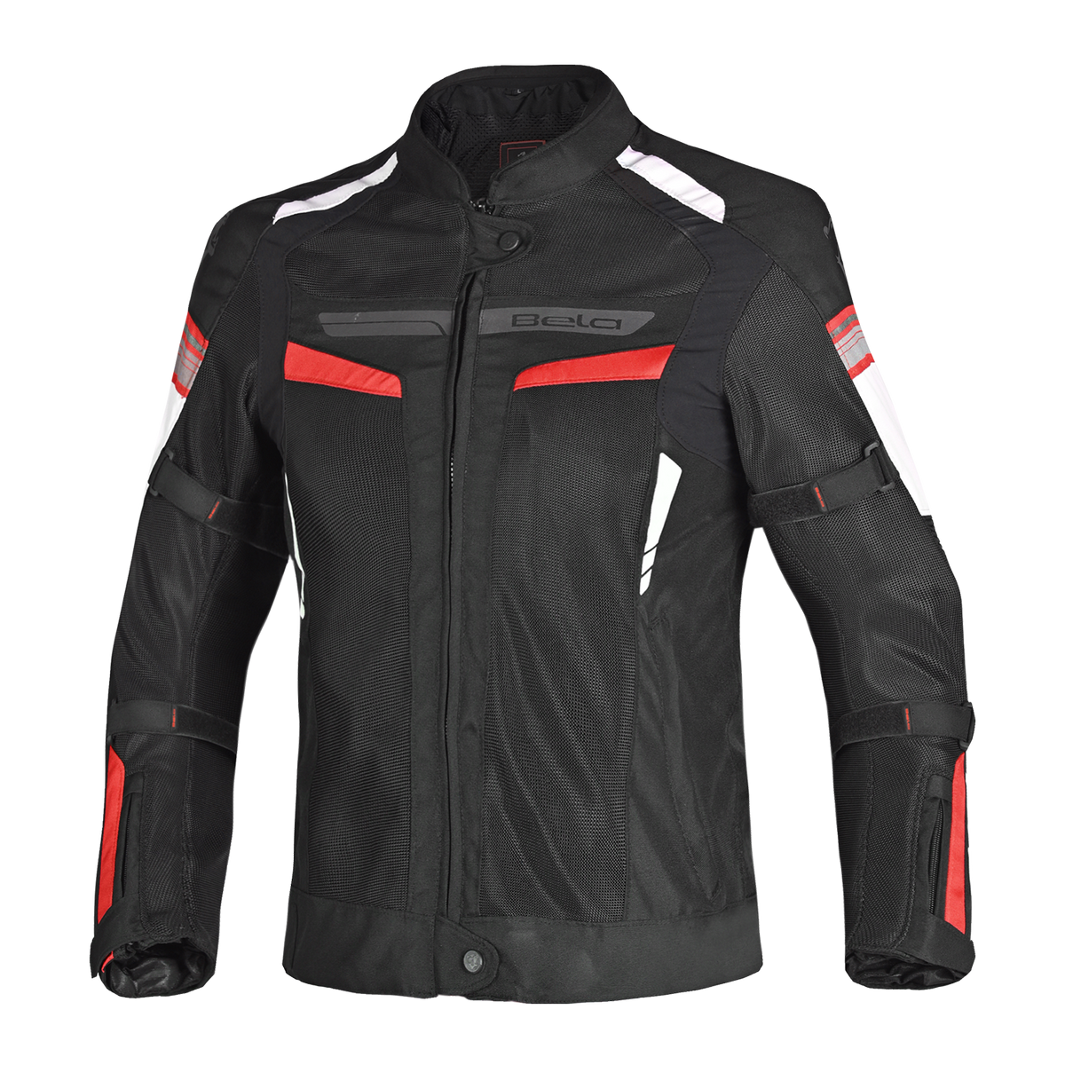 BELA SPRINTER CHAQUETA DE MOTO TEXTIL NINOS NEGRO ROJO
