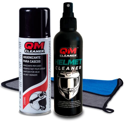 QM CLEANER  KIT LIMPIEZA E HIGIENIZANTE DE CASCOS