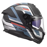 LS2 FF808 STREAM II CASCO DE MOTO VINTAGE NEGRO PETROLEO