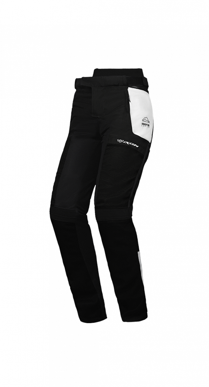 IXON M-NJORD PT MOTO PANTALONES HOMBRE GRIS CLARO AZUL ROJO NEÓN - PANTALON