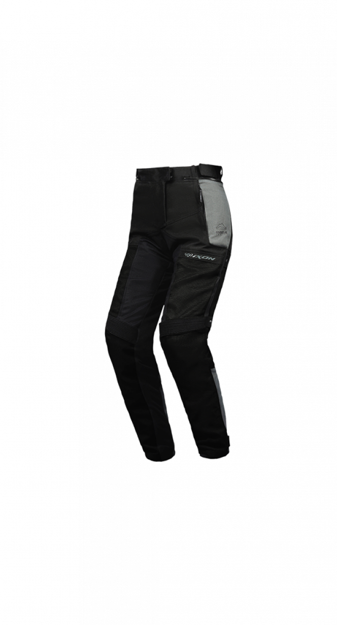 IXON M-NJORD PT MOTO PANTALONES HOMBRE VERDE TÁCTICO NEGRO AMARILLO - PANTALON
