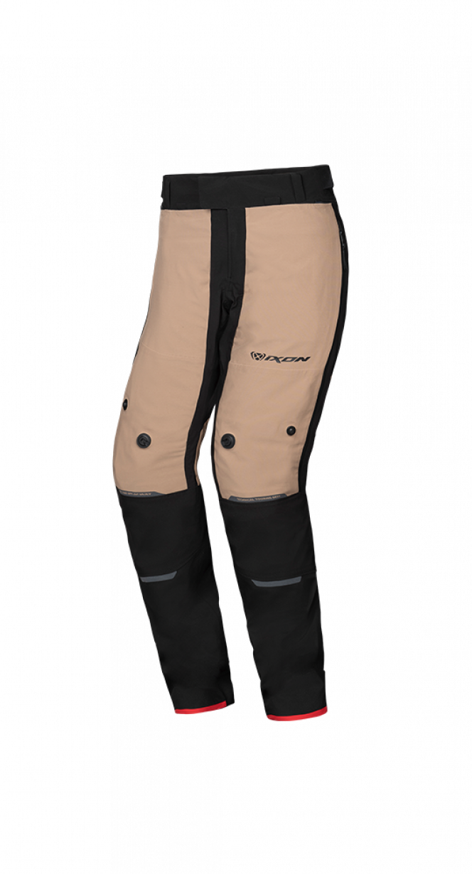 IXON M-SKD PT MOTO TOURING PANTALONES ARENA NEGRO ROJO - PANTALON