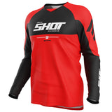 SHOT CAMISETA DRAW PRIVATE MOTOCROSS ROJO