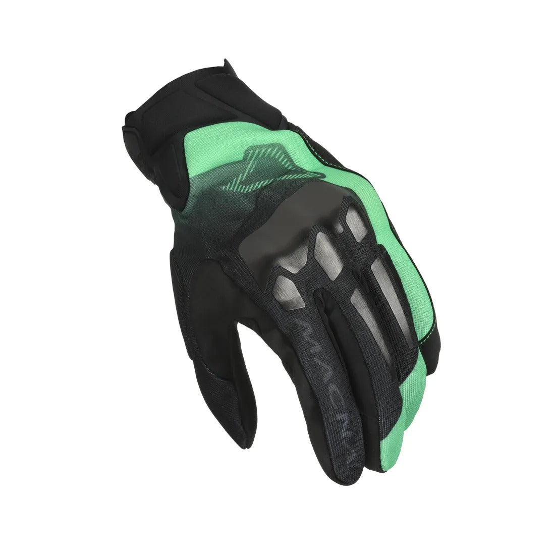 MACNA MANA Hombre Urbanos Guantes De Moto Negro Verde - GUANTES