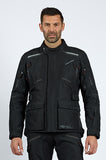 IXON MIDGARD Wasserdichte Motorrad-Abenteuer-Textiljacke Schwarz