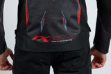 IXON DEMONIAK Verano Moto De Chaqueta Textil Negro Rojo