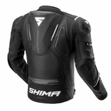 SHIMA MISSION ST Herren-Motorradjacke Schwarz Weiß