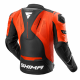 SHIMA MISSION ST Herren-Motorradjacke, fluoreszierend rot